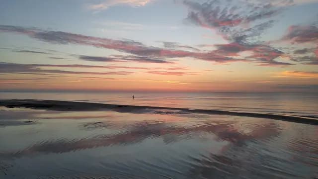 jurmala, baltic sea, nature, sunset, evening, sea (foto: egor-220)