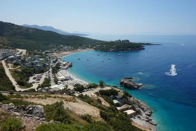 Beach resort town Jale