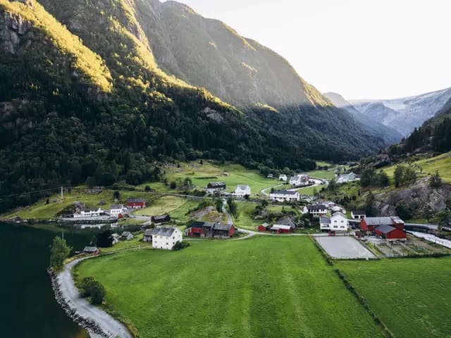 Billede af et norsk fjeld
