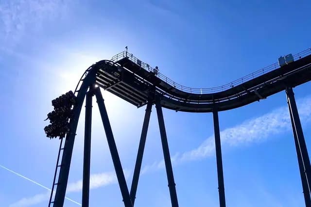 roller coaster, carousel, heide park soltau, amusement park, theme park, entertainment, evening expensive, playground, quickly, high, fun, pleasure, scream, roller coaster, roller coaster, roller coaster, roller coaster, theme park, theme (foto: mariya_m)