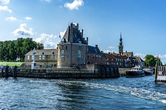watchtower, village, sea, coast, zeeland, holland, netherlands, north sea, water, vacations, dutch, landscape, delta, nature (foto: ahundt)