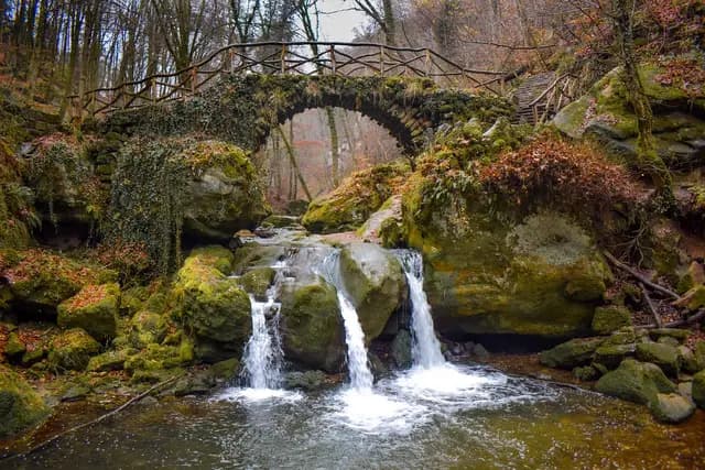waterfall, river, bridge, mullerthal, luxembourg, nature, landscape, waterfall, mullerthal, mullerthal, mullerthal, mullerthal, mullerthal, luxembourg, landscape (foto: Ben_Kerckx)